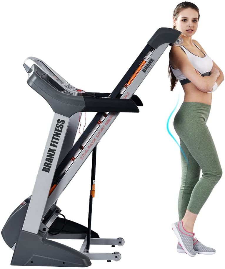 Branx fitness elite runner pro treadmill 2 folded