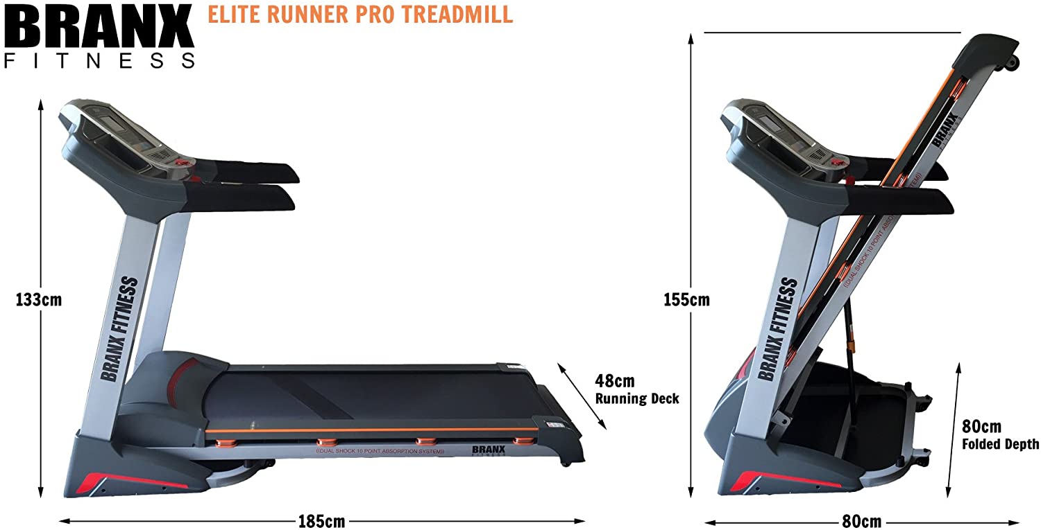 Branx fitness elite runner pro treadmill 2