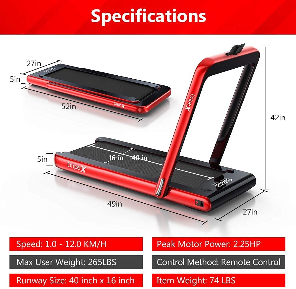 Dripex folding treadmill hot sale