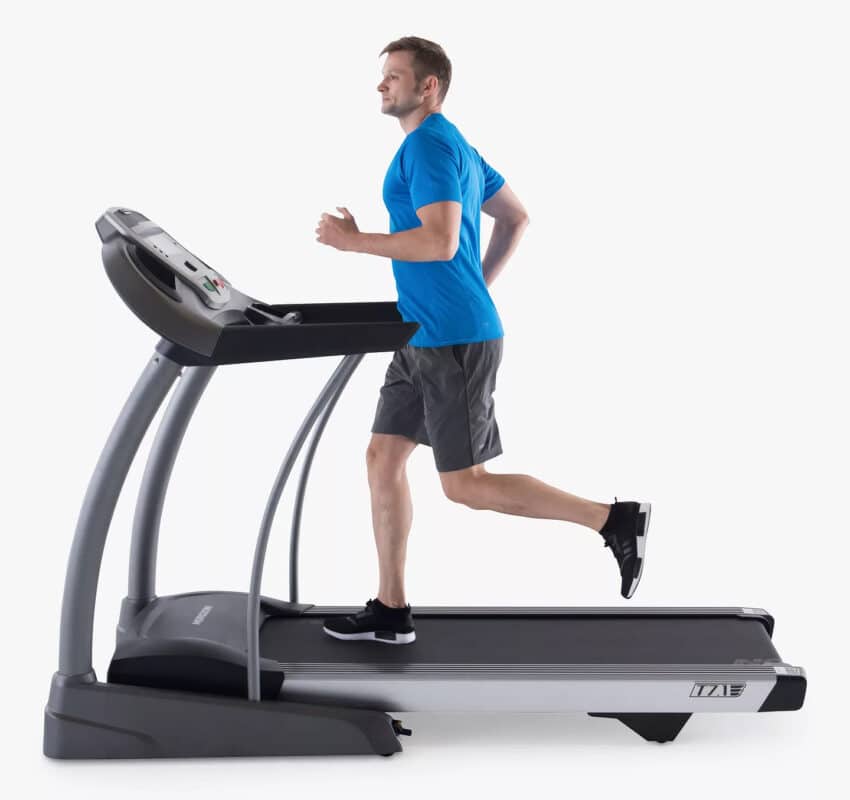 Horizon T7.1 Folding Treadmill man running
