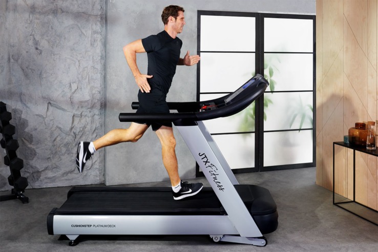 JTX Club-Max Commercial Treadmill man running
