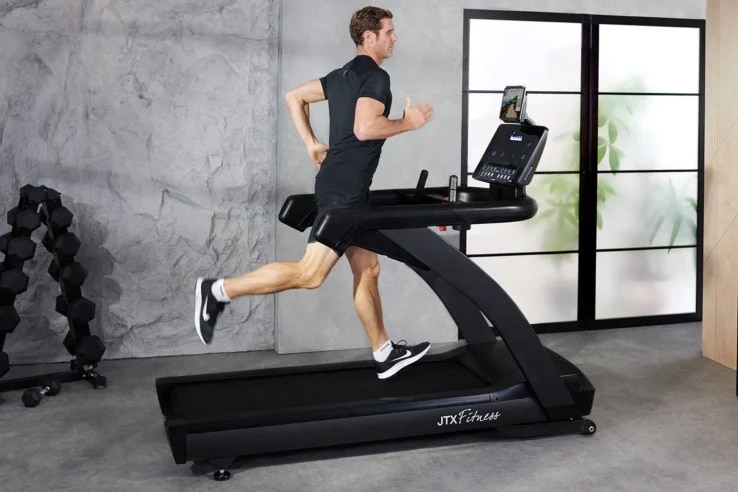 JTX Club-Pro Professional Treadmill man running