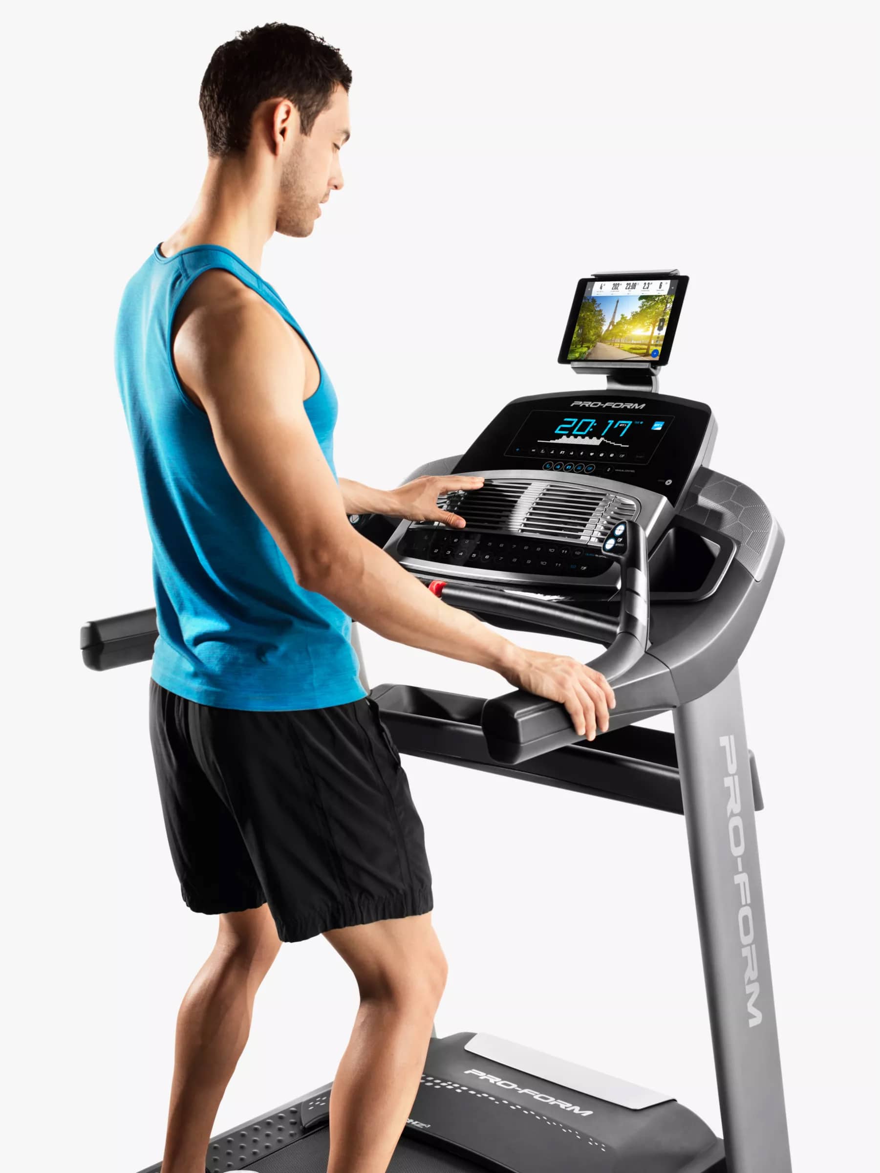 ProForm Pro 1000 Treadmill man using
