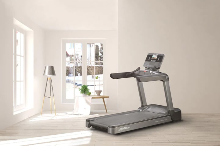 Life Fitness Club Series+ Treadmill in studio