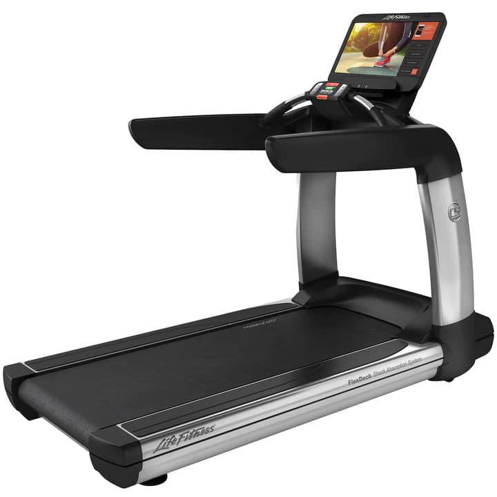 Life Fitness Platinum Club Series Treadmill with Discover SE3HD Console trim