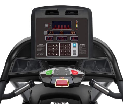 Spirit CT850 Treadmill console