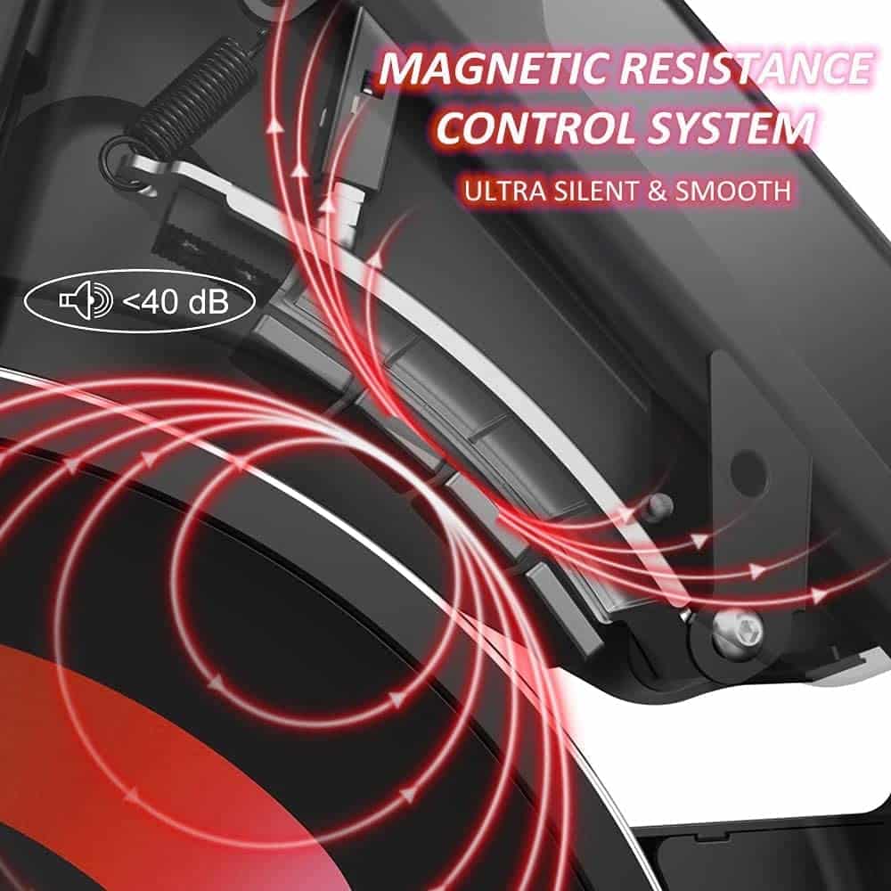 Dripex Magnetic Resistance indoor exercise bike 2022 upgraded version - Magnetic Resistance Control System