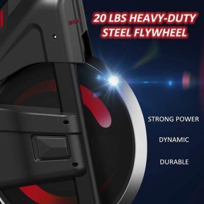 Dripex Magnetic Resistance indoor exercise bike 2022 upgraded version - Steel Flywheel