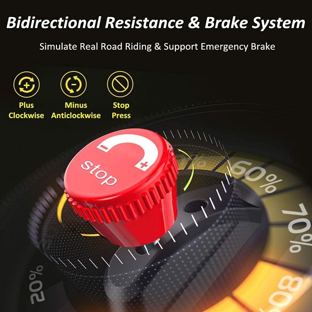 Dripex Magnetic Resistance indoor exercise bike 2022 upgraded version  - Bidirectional Resistance & Brake System