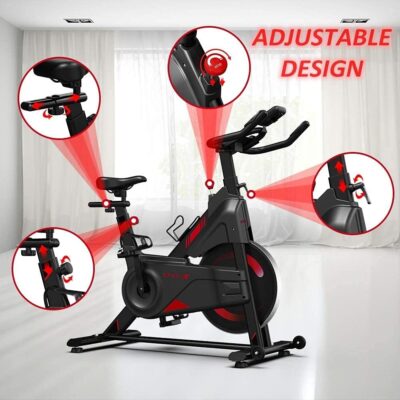 Dripex Magnetic Resistance indoor exercise bike 2022 upgraded version - adjustable design