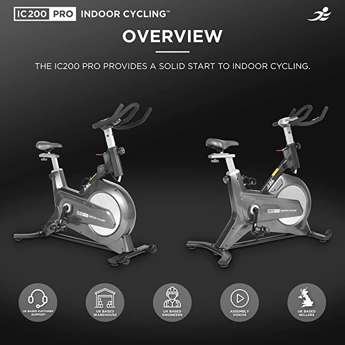 JLL IC200 Pro Indoor Cycling Exercise Bike Product Overview