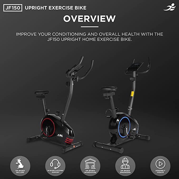 JLL JF150 Upright Exercise Bike Product Overview