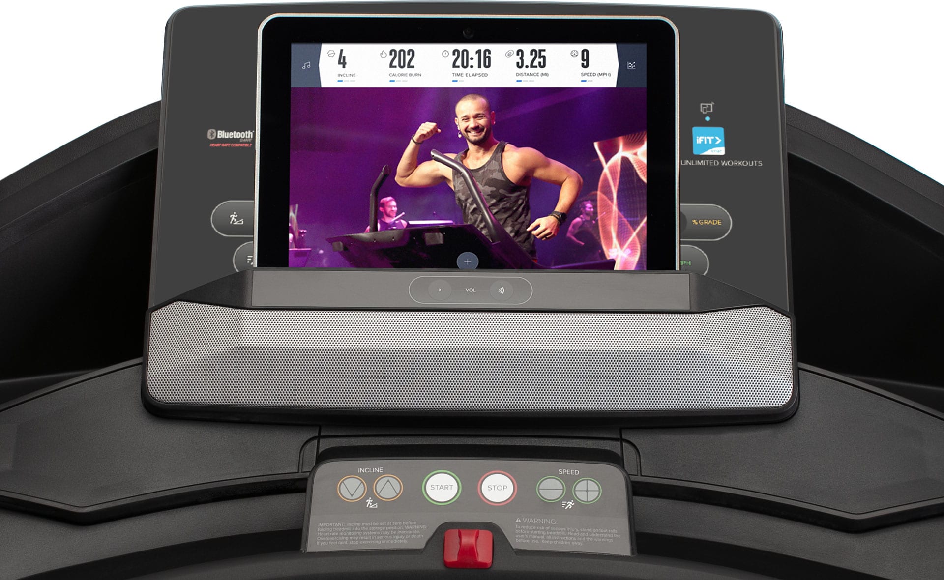 Proform Trainer 8.0 Folding Treadmill -  5” High Contrast Multi-Color Display
