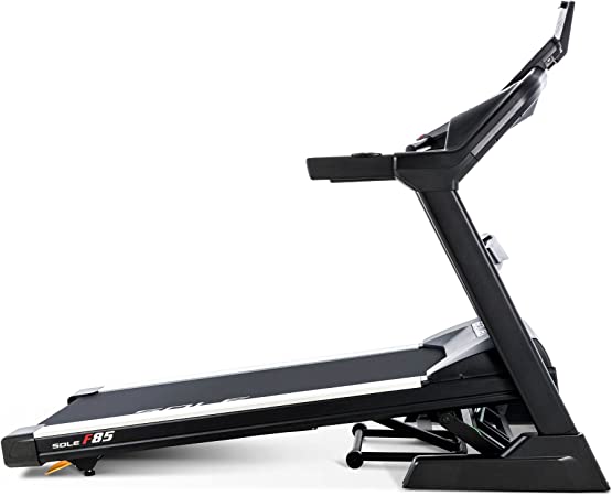 Sole F85 Folding Treadmill inclined