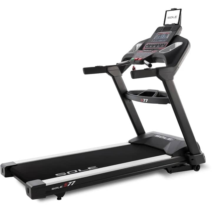 Sole S77 Non-Folding Treadmill Right View