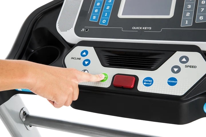 Xterra TRX 3500 Folding Treadmill - console close up