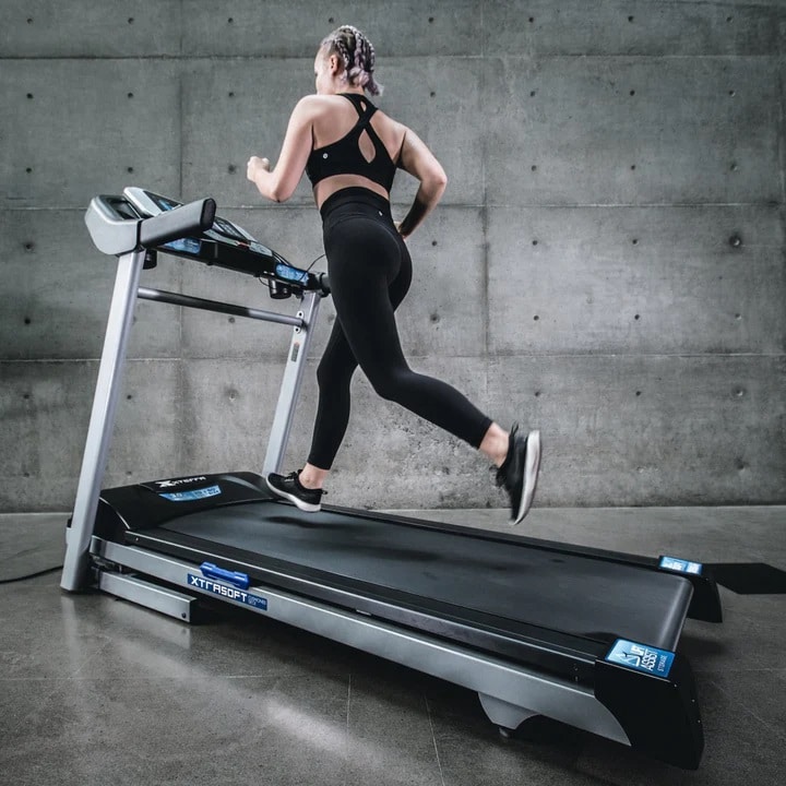 Xterra TRX 3500 Folding Treadmill - female model running
