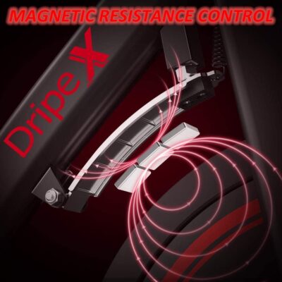 Dripex Indoor Cycling Magnetic Resistance exercise bike (2022 upgraded version) - magnetic resistance control