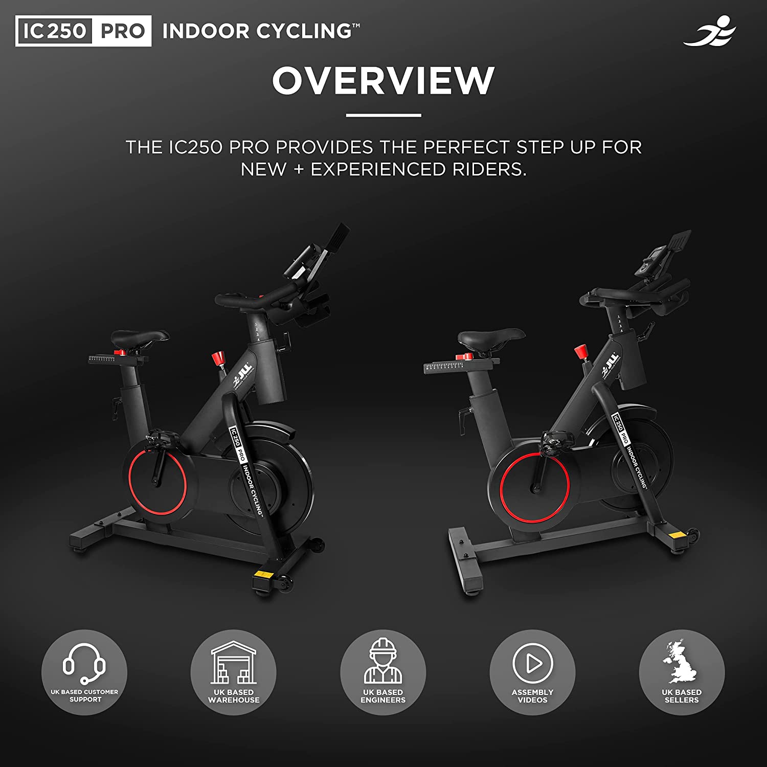JLL IC250 Pro Indoor Cycling Bike - Product Overview