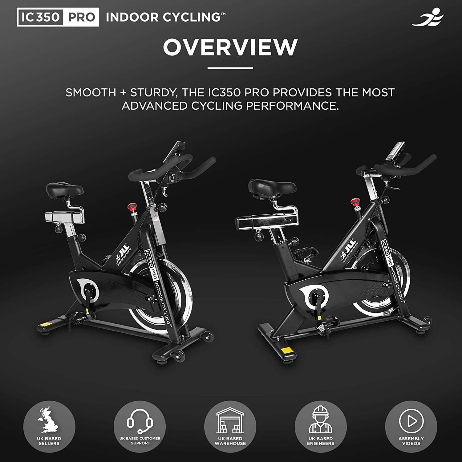 JLL IC350 Pro Indoor Bike - Product Overview
