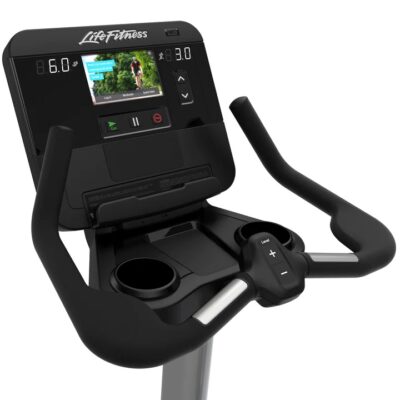 Life Fitness Club Series Upright Bike Handle Bar and Monitor