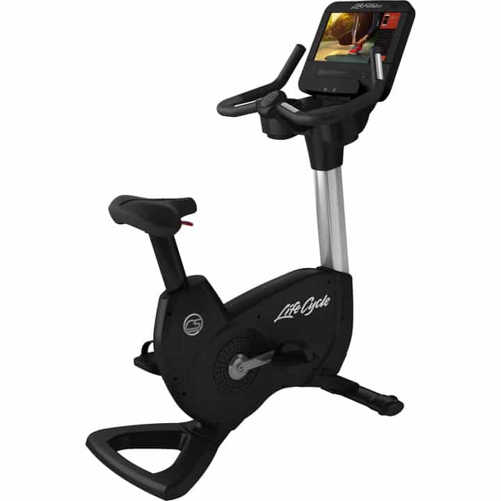 Life Fitness Platinum Upright Bike SE3HD Console - Arctic Silver - Main Image