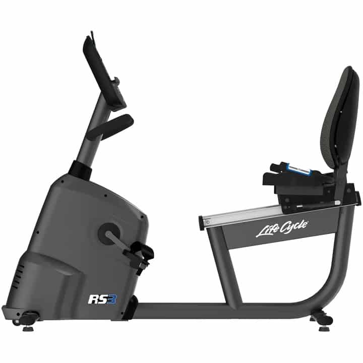 Life Fitness RS3 Recumbent Bike - Side View