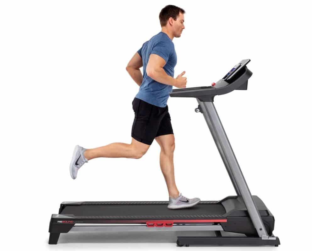 ProForm 205 CST Folding Treadmill - male model running