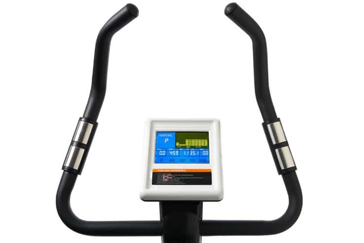 JTX Cyclo-Go Home Exercise Bike - handle bars and console