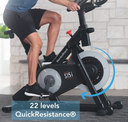 NordicTrack Commercial S15i Studio Cycle - 22 levels of QuickResistance