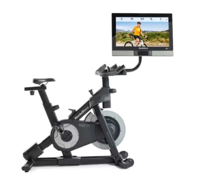 NordicTrack Commercial S27i Studio Cycle - side view