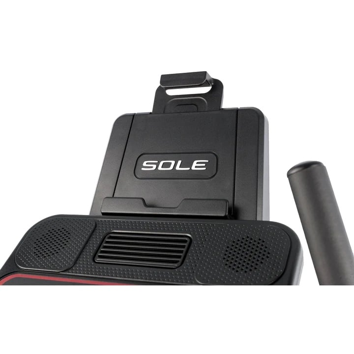 Sole B94 Upright Exercise Bike - tablet/smartphone holder
