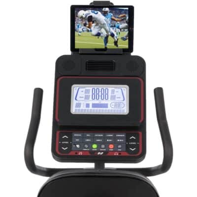 Sole R92 Recumbent Exercise Bike - with a tablet