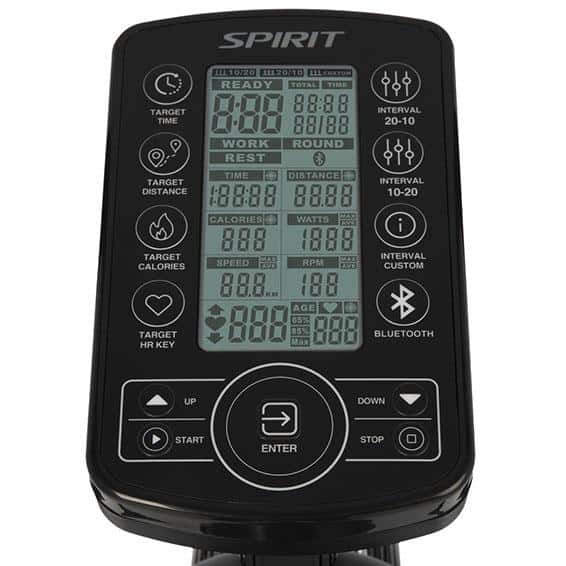 Spirit AB900 Air Exercise Bike  - console 