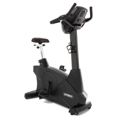 Spirit CU800 Upright Exercise Bike - Front - Right Angle view