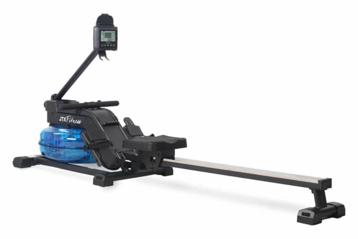 JTX Flow Water Rowing Machine  - left angle view
