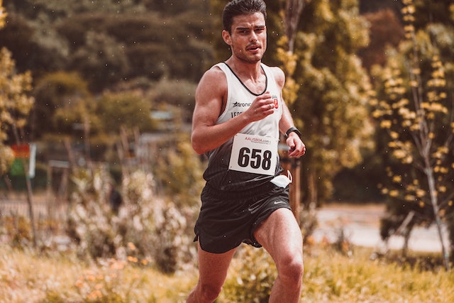 Man Running a Marathon